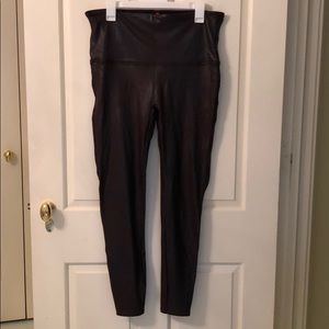 Burgundy Spanx Leggings